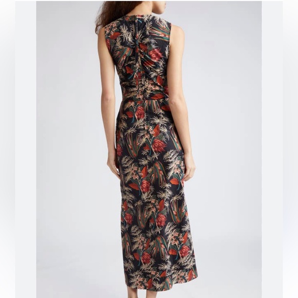 Ulla Johnson Edlyn Floral Ruffle Dress - Picture 2 of 7